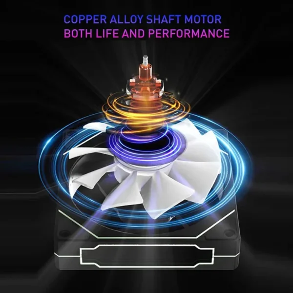 New UPSIREN UF-1 PRISM 4 PRO ARGB 120mm PWM Quiet Cooling Fan – High Air Volume 45.2CFM, 600–1500RPM (Various Colors) - Image 2