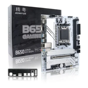 JGINYUE B650M GAMING PLUS AM5 DDR5 Motherboard | Dual Channel RAM | PCIe 4.0 | M.2 NVMe | HDMI DP VGA | 64GB Max