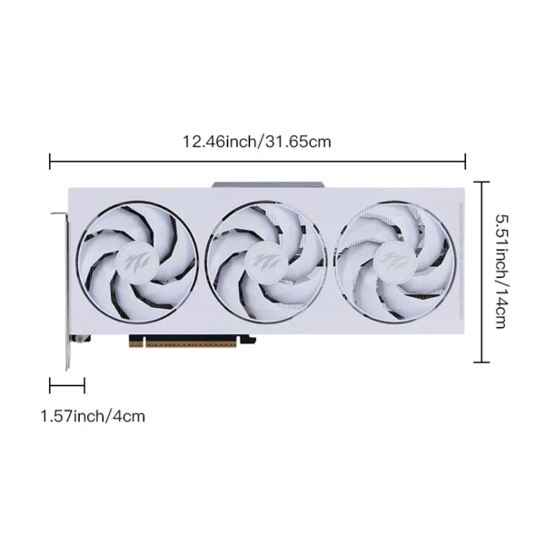 GALAX RTX 5060 Ti MAX OC 16GB GDDR7 Gaming GPU – 256-Bit PCIe 5.0 Triple-Fan Graphics Card for Desktop - Image 2