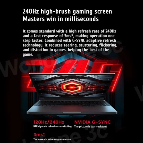 Xiaomi Redmi G Pro 2024 Gaming Laptop – i9-14900HX / RTX 4060 / 16GB DDR5 / 1TB SSD / 240Hz / 16” QHD+ - Image 5