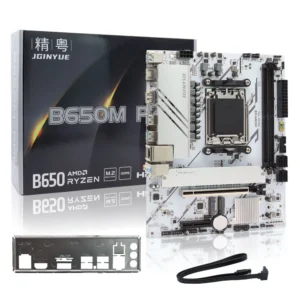 JGINYUE B650M PRO AM5 DDR5 Motherboard – Supports Ryzen 7000/8000/9000 Series CPUs – PCIe 4.0, M.2 NVMe, USB 3.2, HDMI – 64GB Max RAM