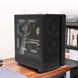 Darkflash DB330M MESH Gaming PC Case – USB 3.0 | 240mm Water Cooling Support | Luxury M-ATX Chassis