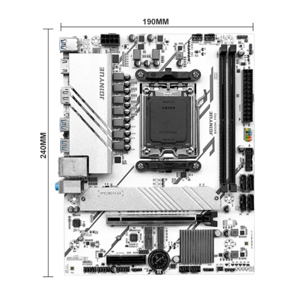 B650M PRO Ryzen 5 7500F AM5 Motherboard Combo | 2×16GB DDR5 6000MHz RAM | PCIe 4.0 | M.2 NVMe | HDMI - Image 3