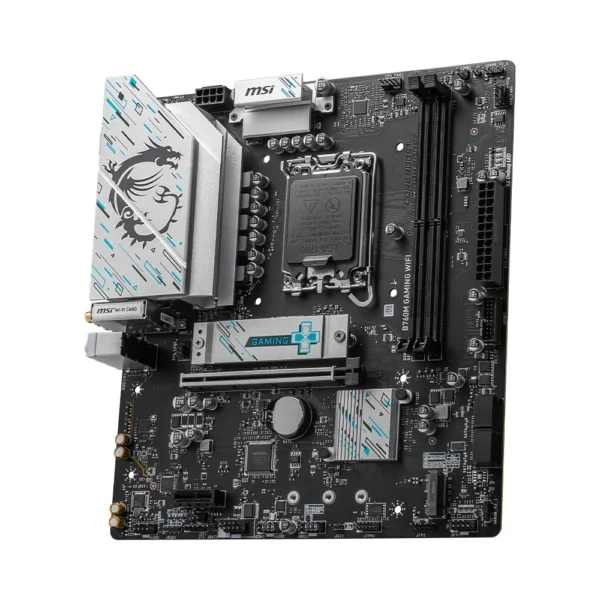 MSI B760M GAMING WIFI DDR5 Motherboard – LGA 1700 | DDR5 128GB | RGB | M.2 | Intel 12th & 13th Gen Support | PCIe 5.0 - Image 3