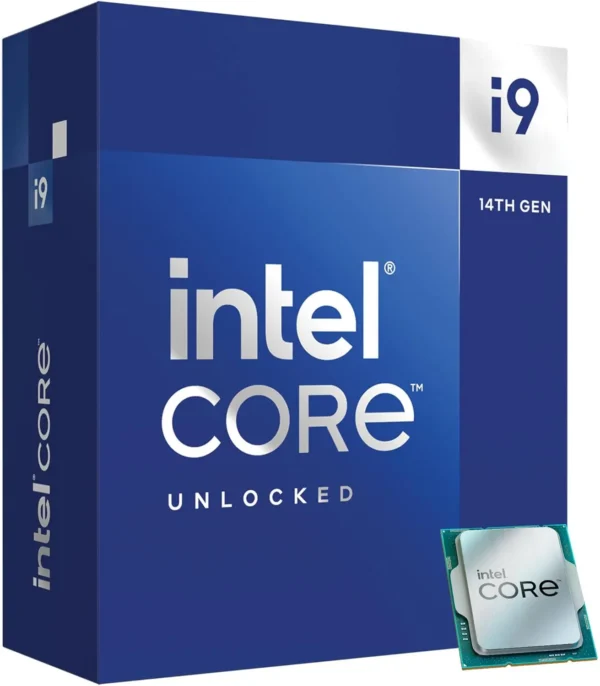 Intel Core i9-14900K 14th Gen CPU – 24-Core (8P+16E) Unlocked 6.0GHz with UHD 770 Graphics – LGA1700
