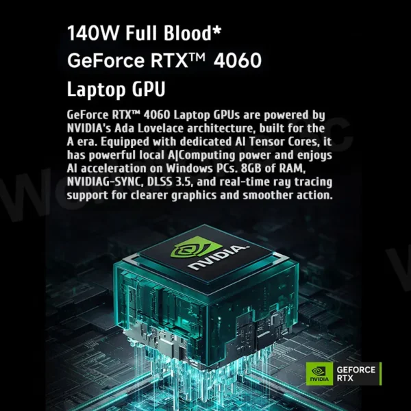 Xiaomi Redmi G Pro 2024 Gaming Laptop – i9-14900HX / RTX 4060 / 16GB DDR5 / 1TB SSD / 240Hz / 16” QHD+ - Image 3