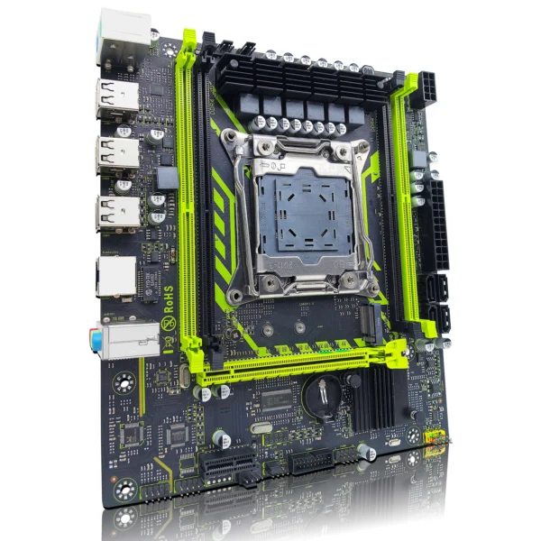 ZSUS X99-8D4 Refurbished Motherboard Set Kit With LGA2011-3 Xeon E5 2650 V4 CPU DDR4 16GB (1×16GB) 2133MHZ RAM Memory NVME M.2 SATA - Image 2