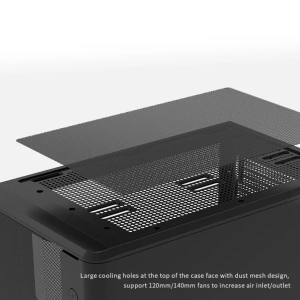 Darkflash DB330M MESH Gaming PC Case – USB 3.0 | 240mm Water Cooling Support | Luxury M-ATX Chassis - Image 3